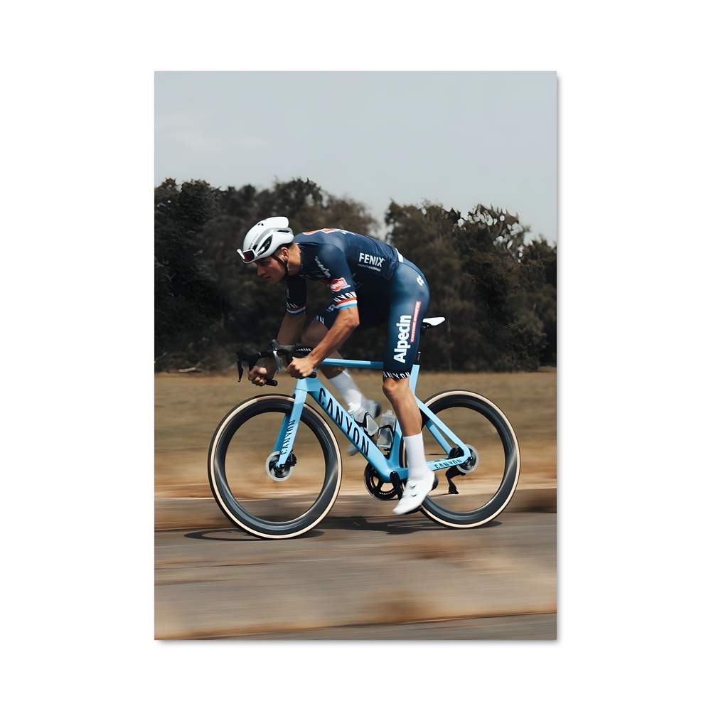 Poster Piste Libre – affiche Cyclisme